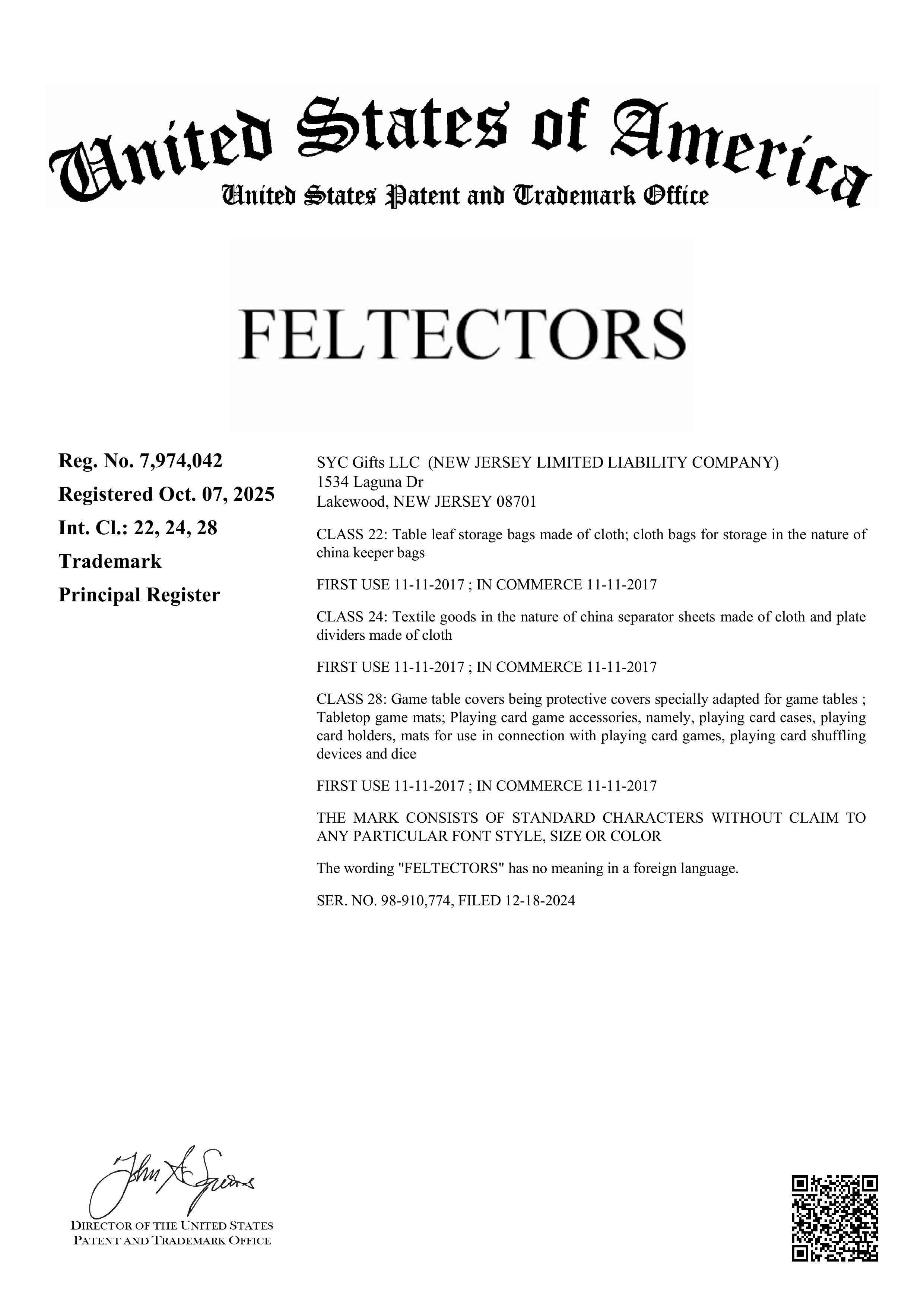 Feltectors